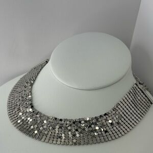 Metallic Mesh choker Necklace